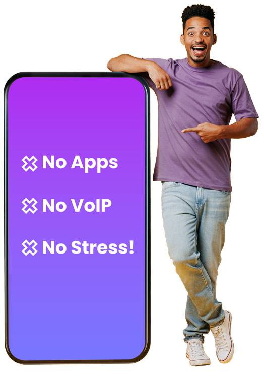 ONSIM virtual landline on mobile